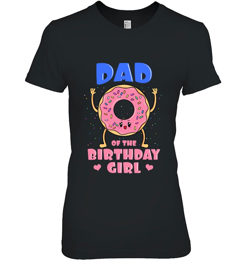 Dad Of The Birthday Girl Pink Donut Bday Party Daddy Papa Mugs