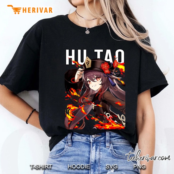 Hu Tao Genshin Impact Online Game Ladies Tee