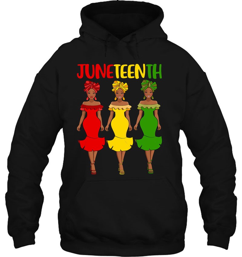 Juneteenth Black Girl African American Pan-African Colours Green Yellow Red Mugs
