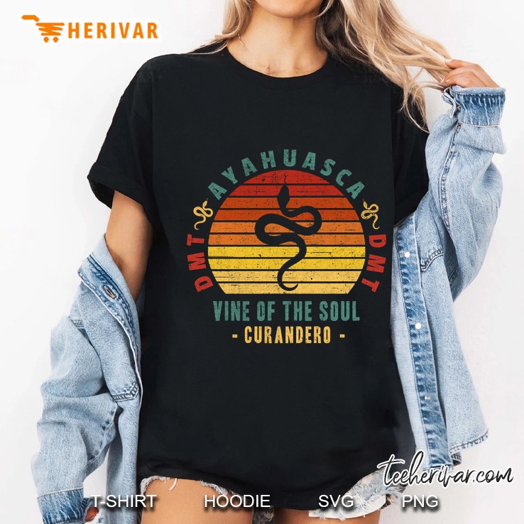 Ayahuasca Shaman Vine Of The Soul Serpent Curandero Healer Premium Ladies Tee