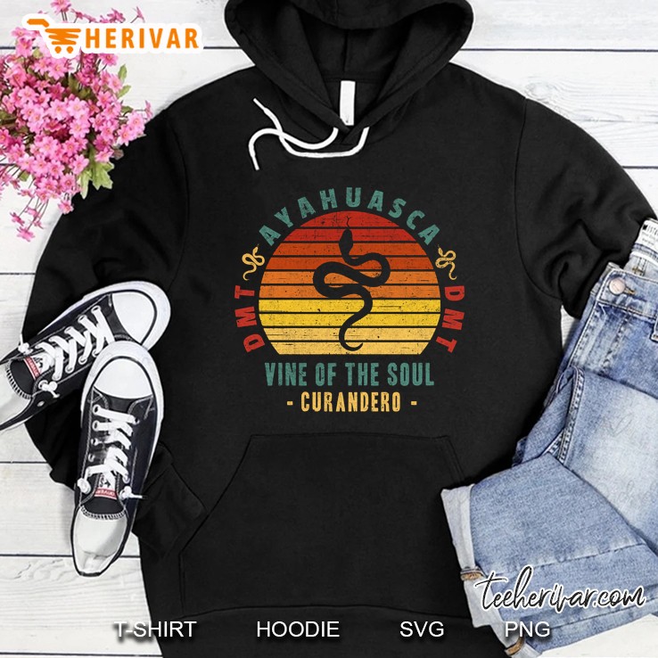 Ayahuasca Shaman Vine Of The Soul Serpent Curandero Healer Premium Hoodie