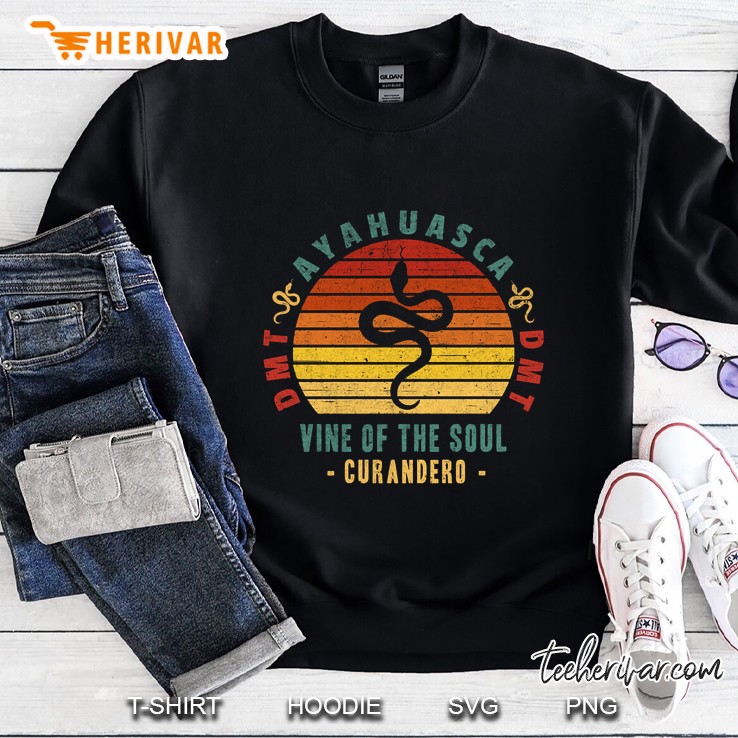 Ayahuasca Shaman Vine Of The Soul Serpent Curandero Healer Premium Sweatshirt