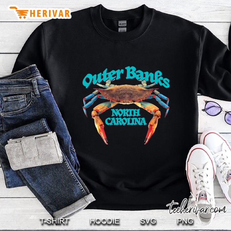 Outer Banks Nc Blue Crab Sweatshirt