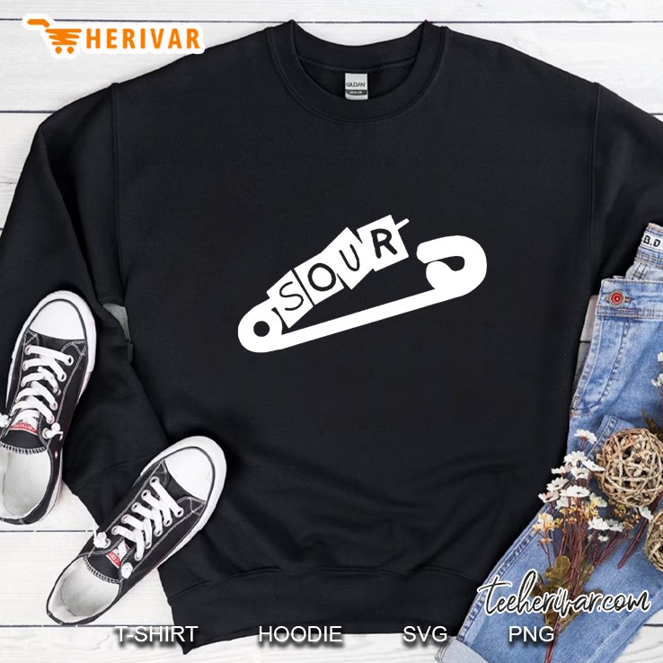 Olivia Rodrigo Sour Album Safety Pin Sweatshirt