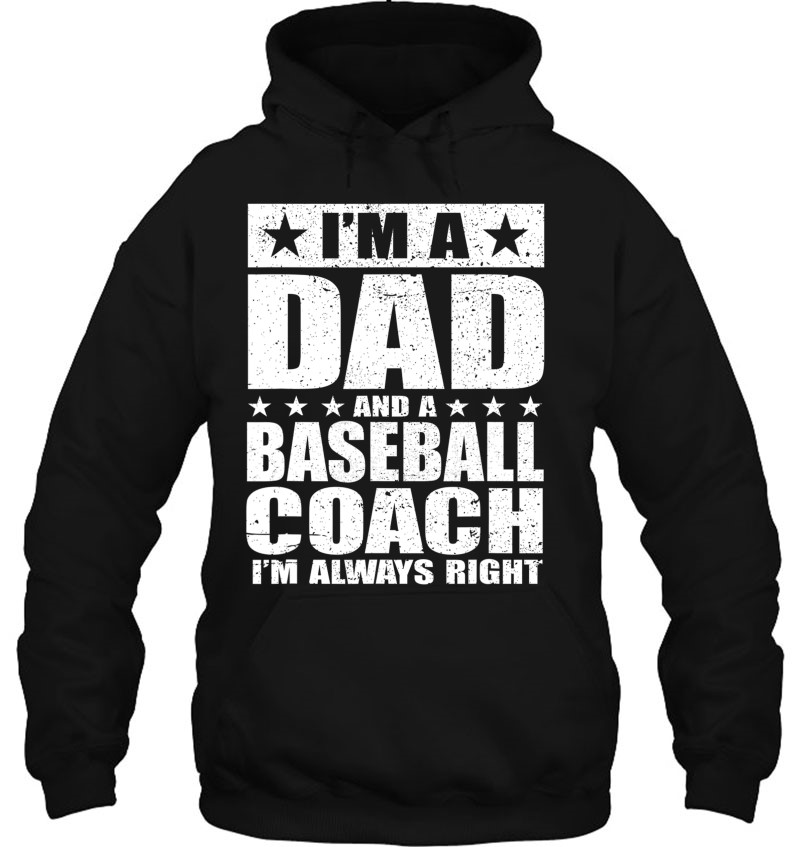 Dad Baseball Coach Father's Day Shirts Gift From Daughter Son