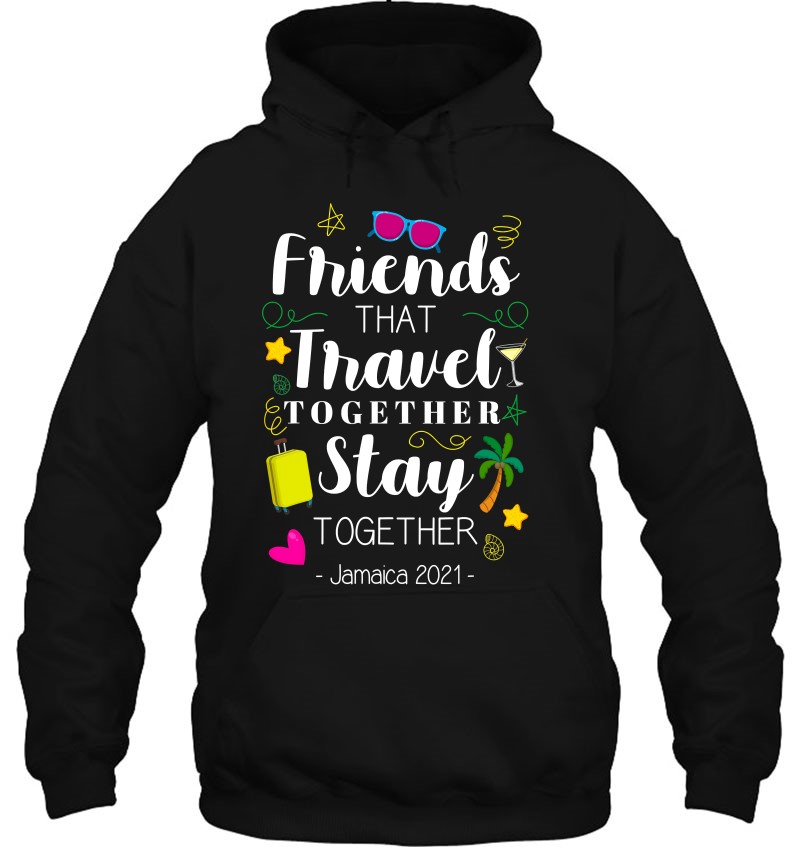 Friends That Travel Together Jamaica Girls Trip 2021 Ver2 Mugs