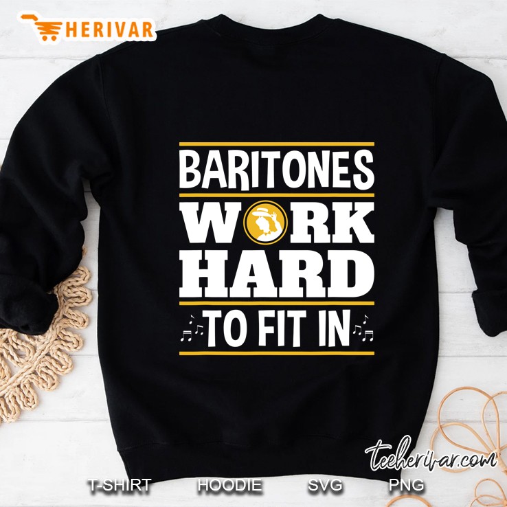 Mens Baritone Singer Barbershop Quartet Baritones Fit In Sweatshirt