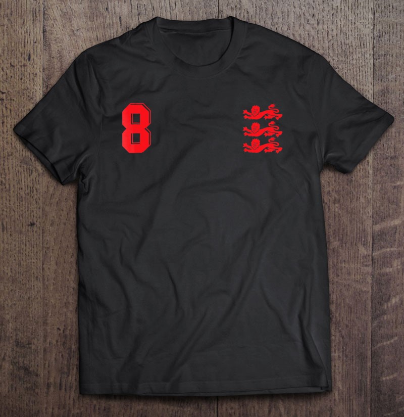 England Football Jersey Soccer Lions White Ver2 Shirt TeeHerivar