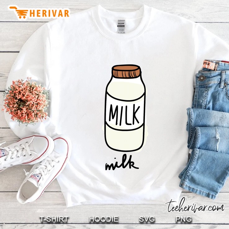 Milk Carton Milky Match Pair With Cookie Costume Sweatshirt