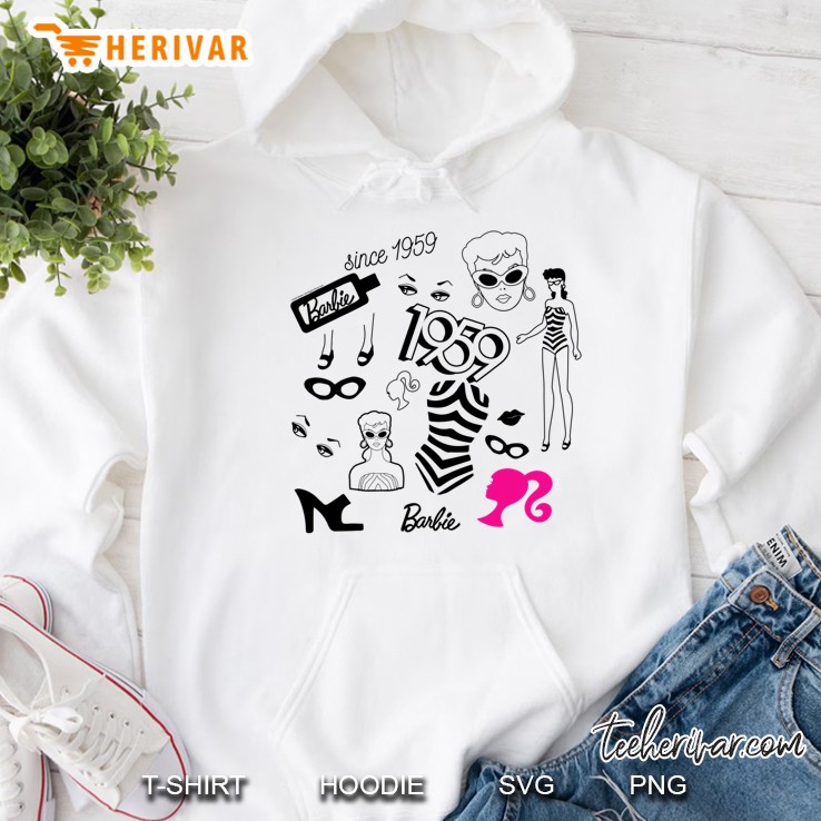 Barbie 1959 Accessories Gift Hoodie