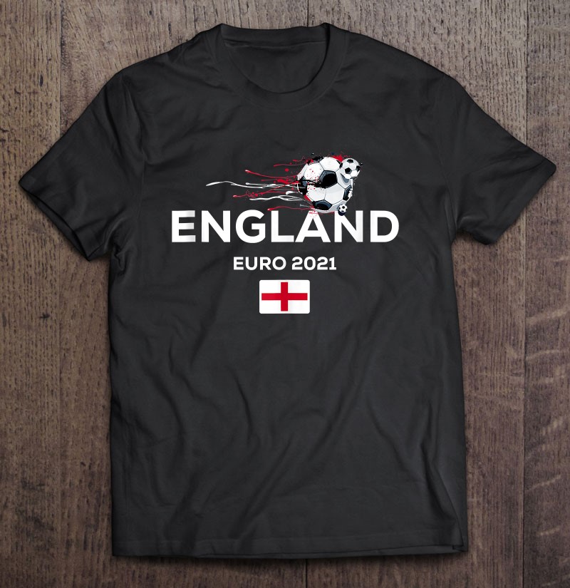 Euro 2021 England 2020 Flag Love Soccer Football Fan T-Shirt