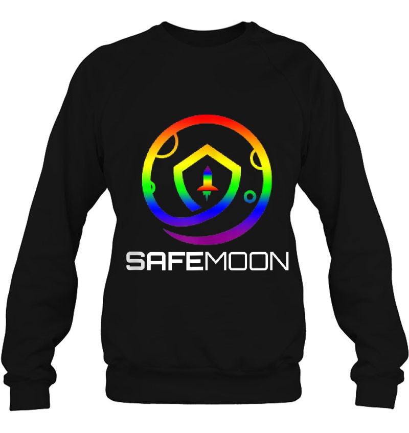 Rainbow Safemoon Cryptocurrency Token LGBT Trader Sweatshirt