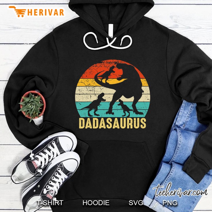 Dada Saurus T Rex Dada Dinosaur 3 Three Kids Father