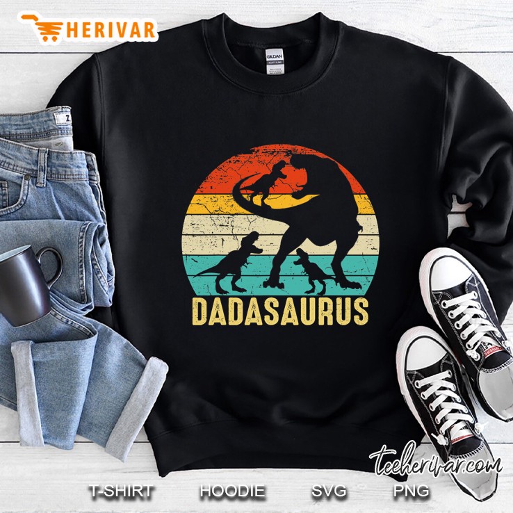 Dada Saurus T Rex Dada Dinosaur 3 Three Kids Father