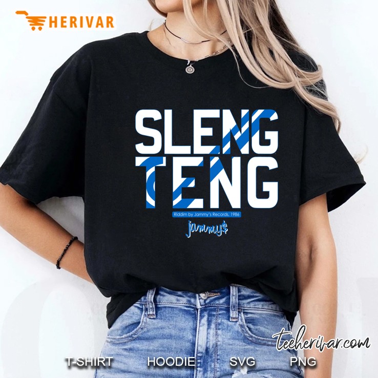 Sleng Teng Riddim Dancehall Reggae Dub Music Vintage Jamaica Ladies Tee