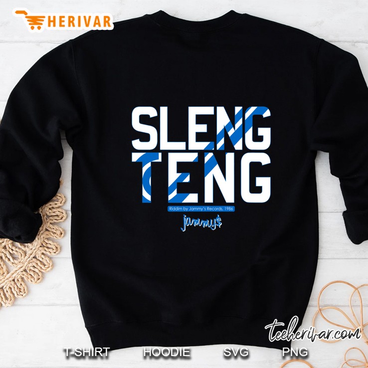 Sleng Teng Riddim Dancehall Reggae Dub Music Vintage Jamaica Sweatshirt
