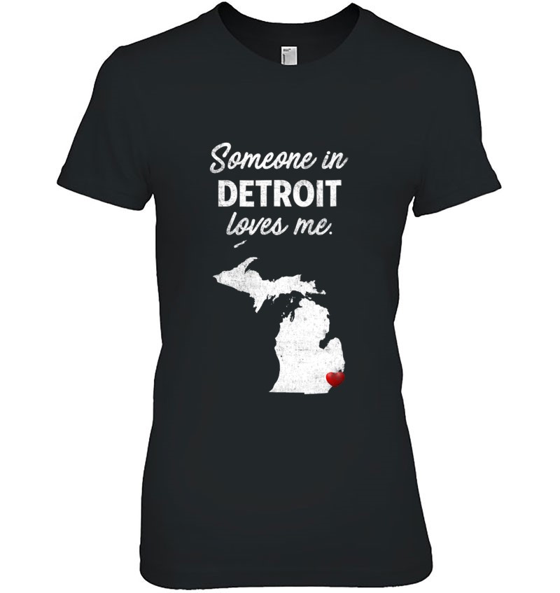 Someone In Detroit Loves Me Detroit Michigan Mugs