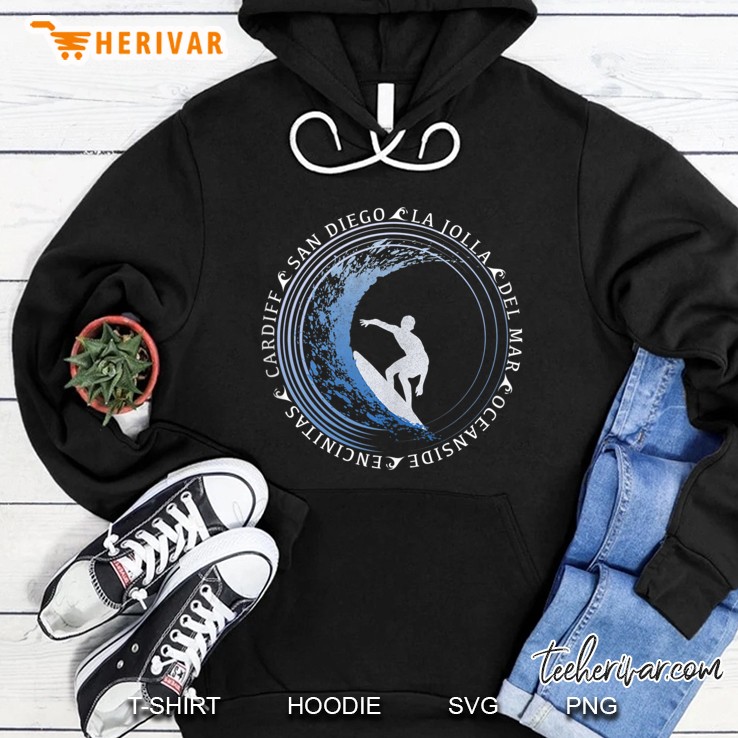 San Diego Surf Shirt San Diego Beach Gift Tank Top Hoodie