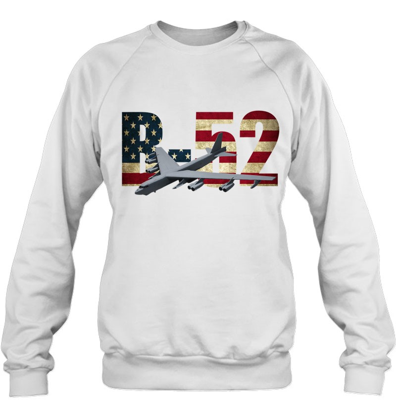 B-52 Stratofortress Bomber Tshirt Us American Flag Sweatshirt