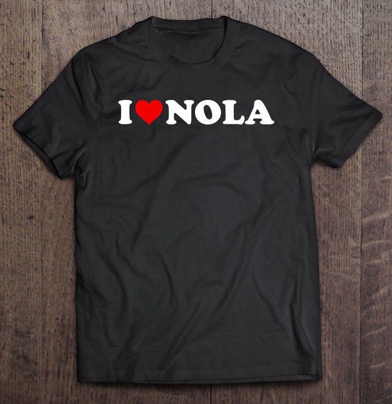 I Love Nola Heart New Orleans Premium
