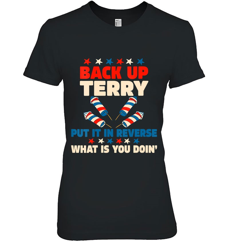 Womens Back It Up Terry Put It In Reverse July 4Th Fireworks Terry V-Neck Mugs