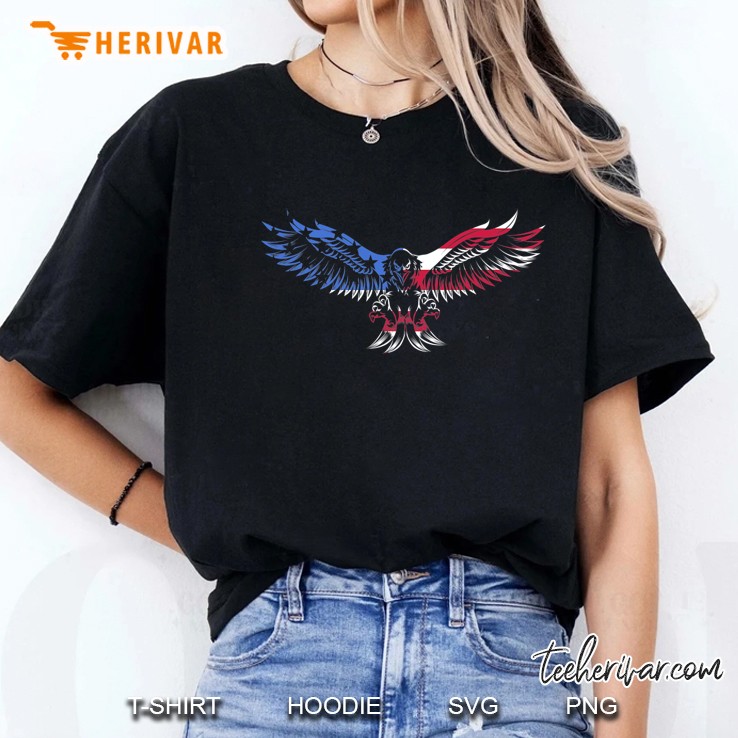 Eagle Usa Flag Shirt Men Women For 4Th Of July Ladies Tee