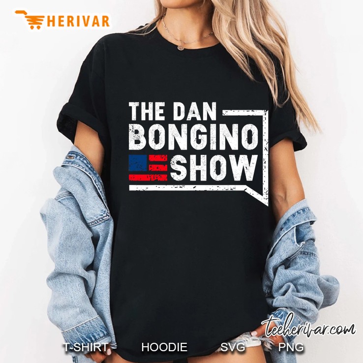 The Dan Bongino Show Us Flag Gift Ladies Tee