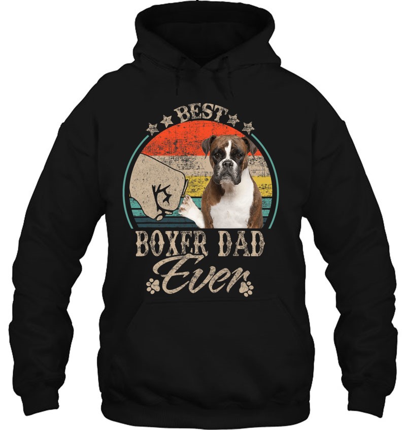 Best Boxer Dad Ever - Vintage Fist Bump Dog Lovers Gift Mugs