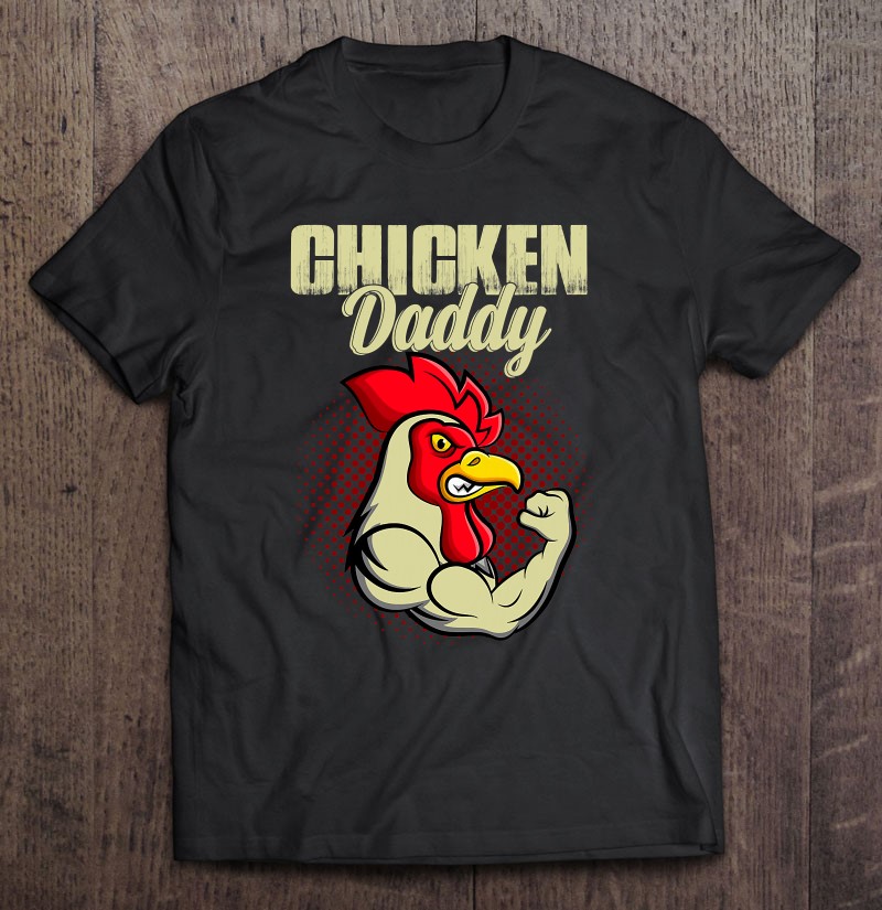 Chicken Dad Dad Shirt Father Day T-Shirt Like A Regular Dad Farmer Poultry Chicken Dad Shirt