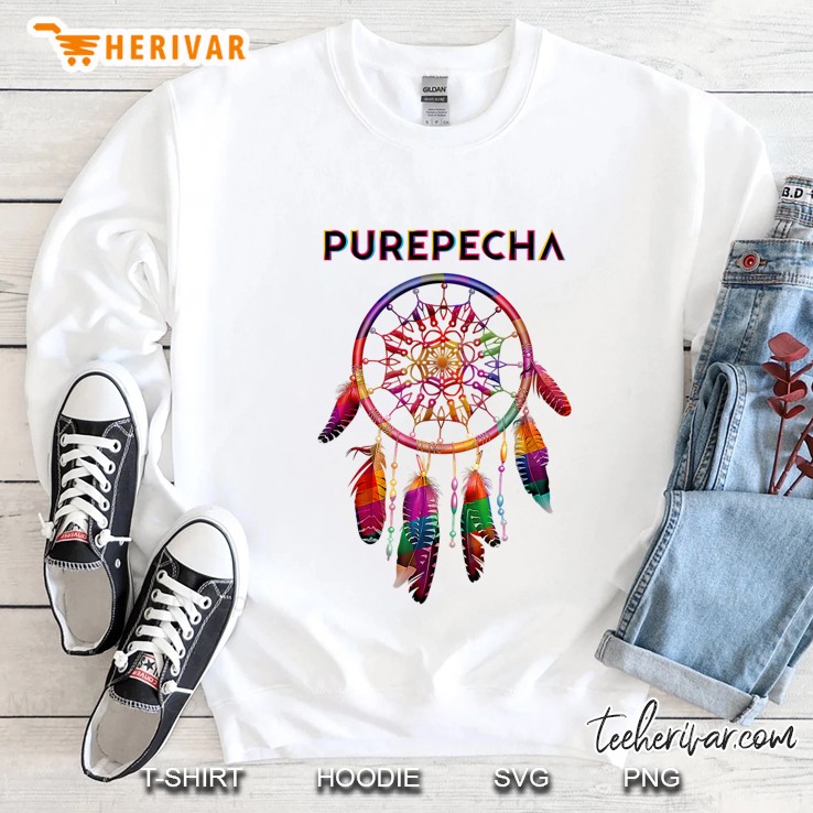 Purepecha Native Mexican Indian Colorful Dreamcatcher Tribe Sweatshirt