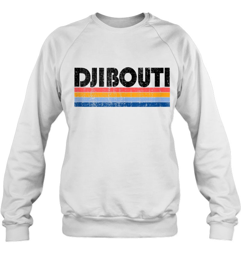 Vintage 70S 80S Style Djibouti Tank Top Sweatshirt