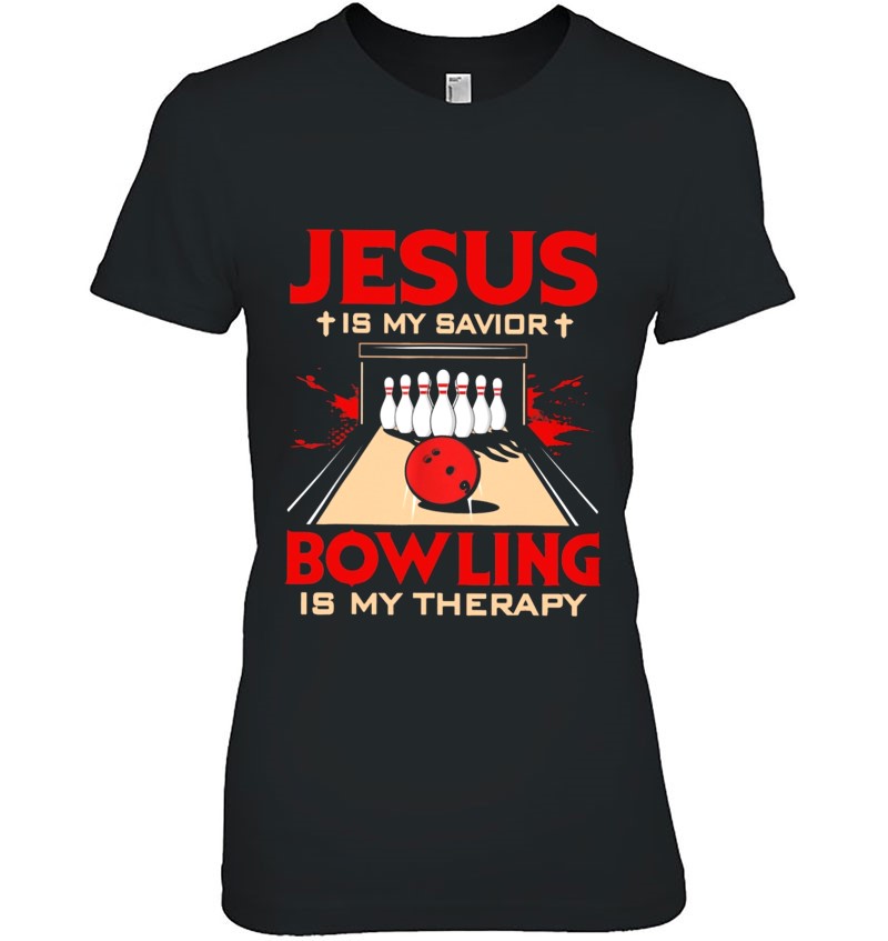 Jesus Is My Savior Bowling Is My Therapy Bowling Pin Ball Christian Cross Faith Bowlers Mugs
