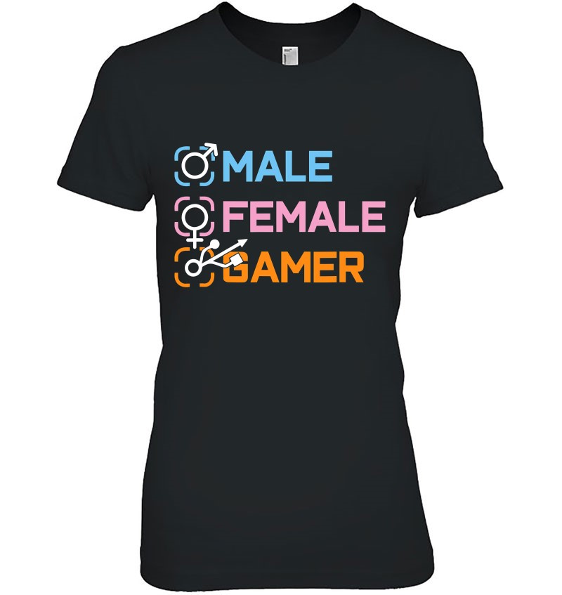 Male - Female - Gamer Gender Funny Gaming