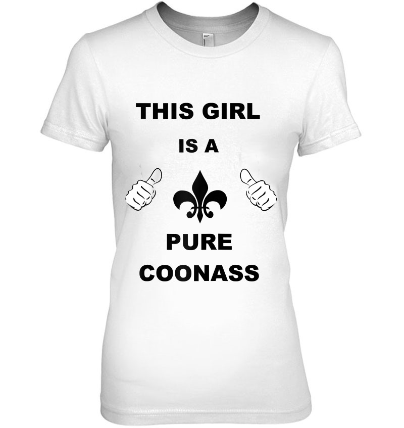 Louisiana Girl Funny Coonass Cajun Pride Raglan Baseball Tee T-Shirt