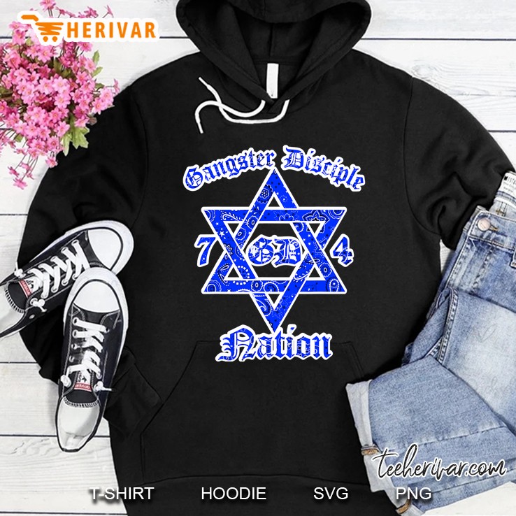 Gangster Disciple Nation Gd 74 Ver2 Hoodie