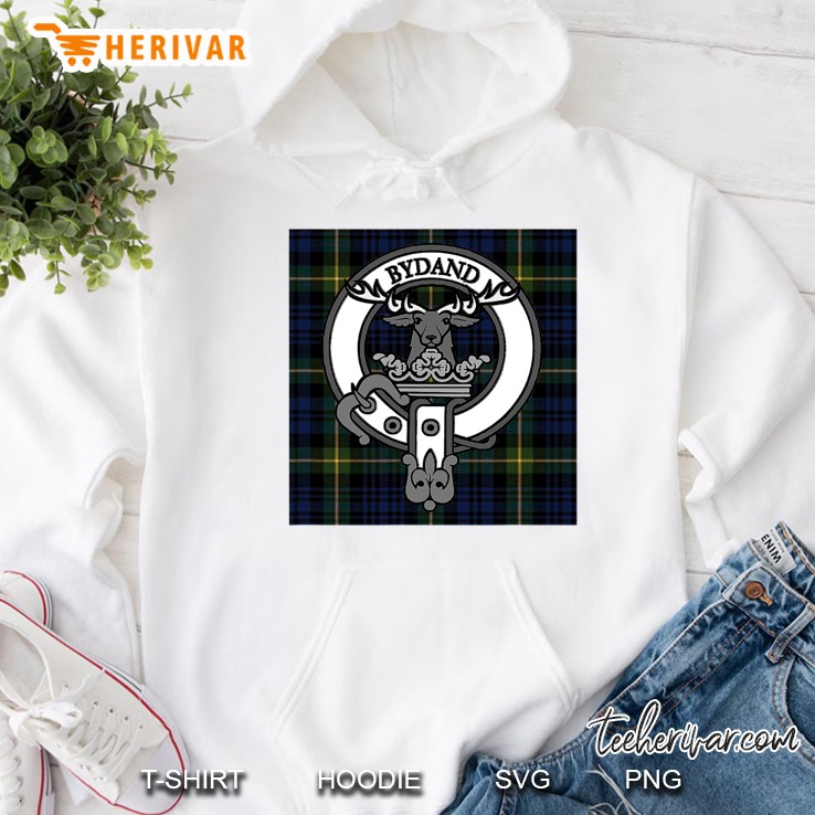 Clan Gordon Crest And Tartan Hoodie