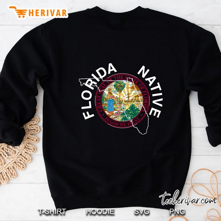 Florida Native State Great Seal Stamp Sweatshirt