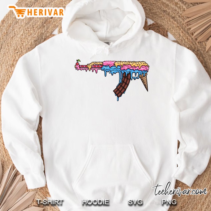 Ice Cream A.K.4.7 Gun Rights Gift Hoodie