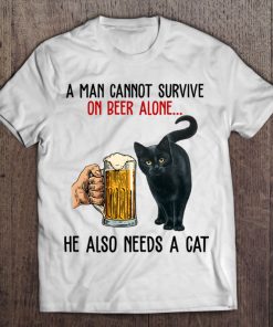 Man Cannot Survive On Beer Alone He Needs Karate As Well Unisex Sweatshirt 