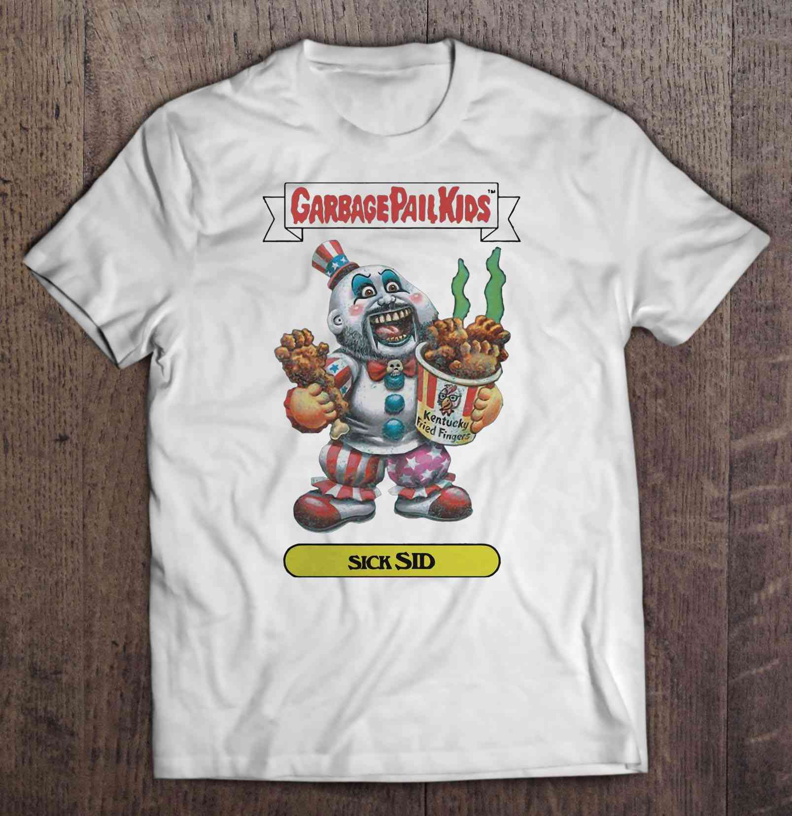 Garbage Pail Kids Sick Sid Captain Spaulding Version Shirt | TeeHerivar