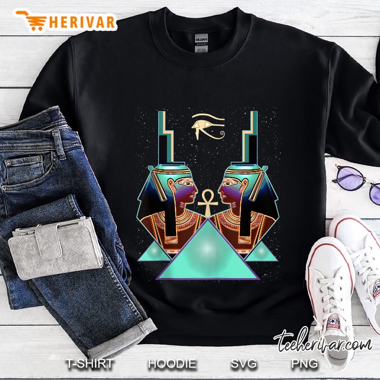 Egyptian Goddess Isis Kemetic God Auset Sweatshirt