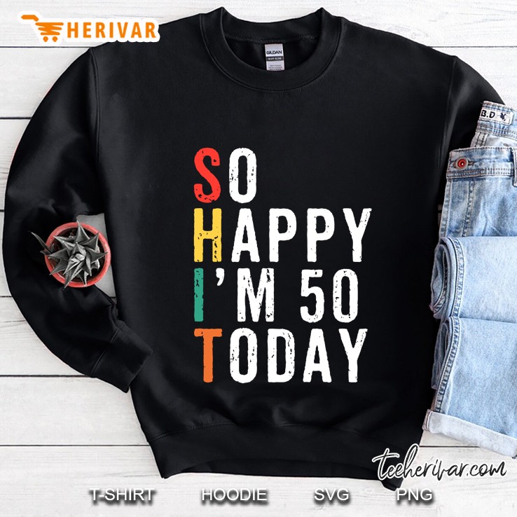 Womens 50Th Birthday Shirts For Her Gift Sweatshirt