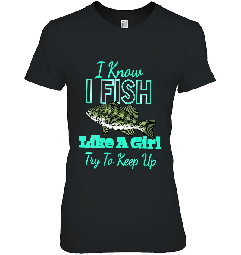 Womens Fishing Shirts For Women I Fish Like A Girl Funny Fishing Tank Top Mugs
