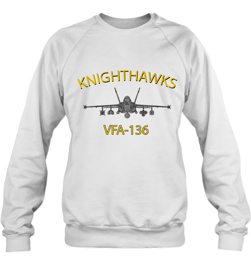 Vfa 136 Knighthawks Squadron F-18 Super Hornet Sweatshirt
