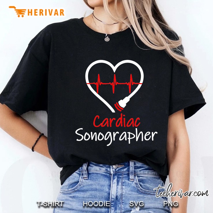 Ultrasound Tech Medical Cardiac Sonographer Sonography Echo Ladies Tee