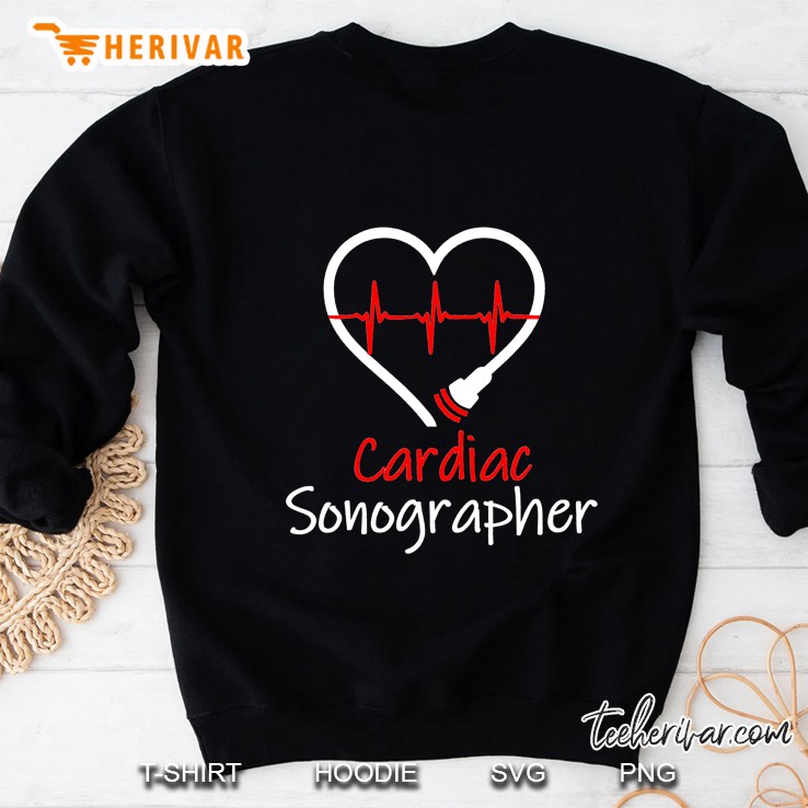 Ultrasound Tech Medical Cardiac Sonographer Sonography Echo Sweatshirt