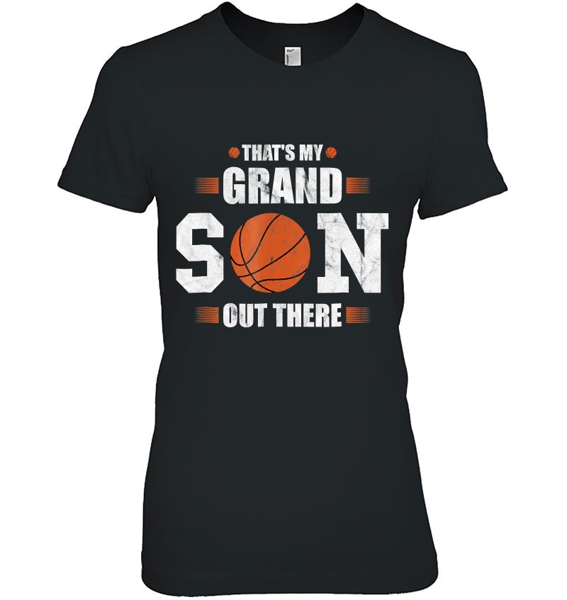 That's My Grandson Out There Grandparents Basketball Mugs