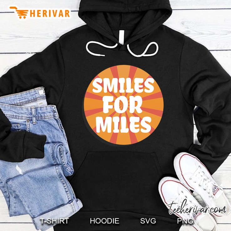 Smiles For Miles Fun Positive Energy Yoga Sunrise Boho Vibes Hoodie