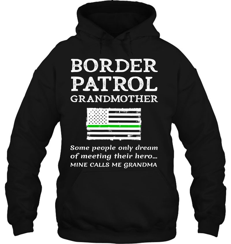 Proud Border Patrol Agent Grandmother Thin Green Line Flag Mugs