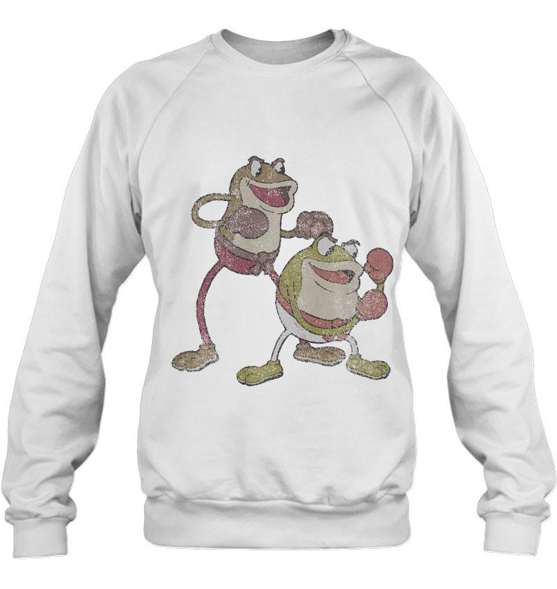 Cuphead Ribby And Croaks Boxing Frogs Premium Sweatshirt